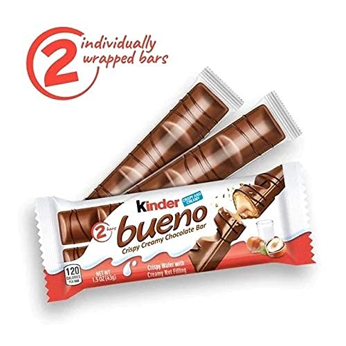 Kinder Bueno Crispy Creamy Chocolate Bar (Pack of 5)