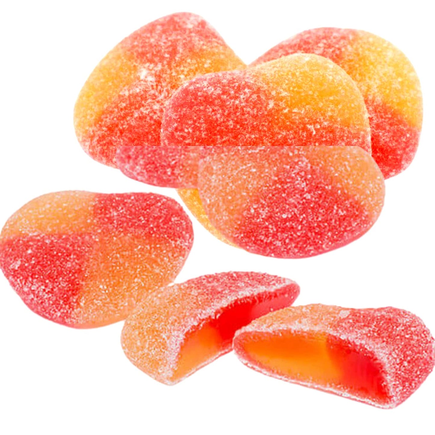 Haribo Gummi Candy, Peaches, 4 oz. Bag (Pack of 12)