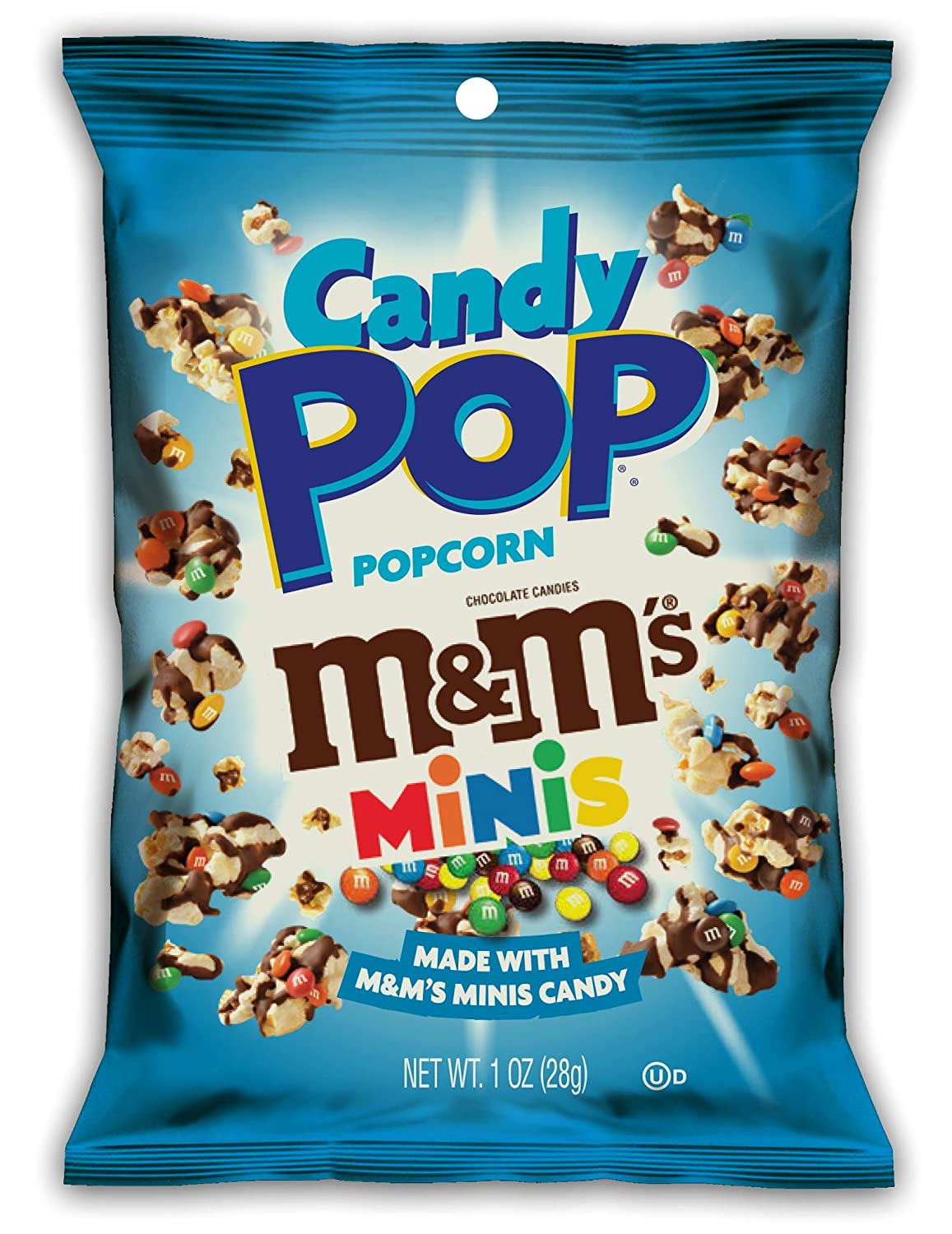 Candy Pop M&M's Popcorn | 1 Oz | Pack of 8