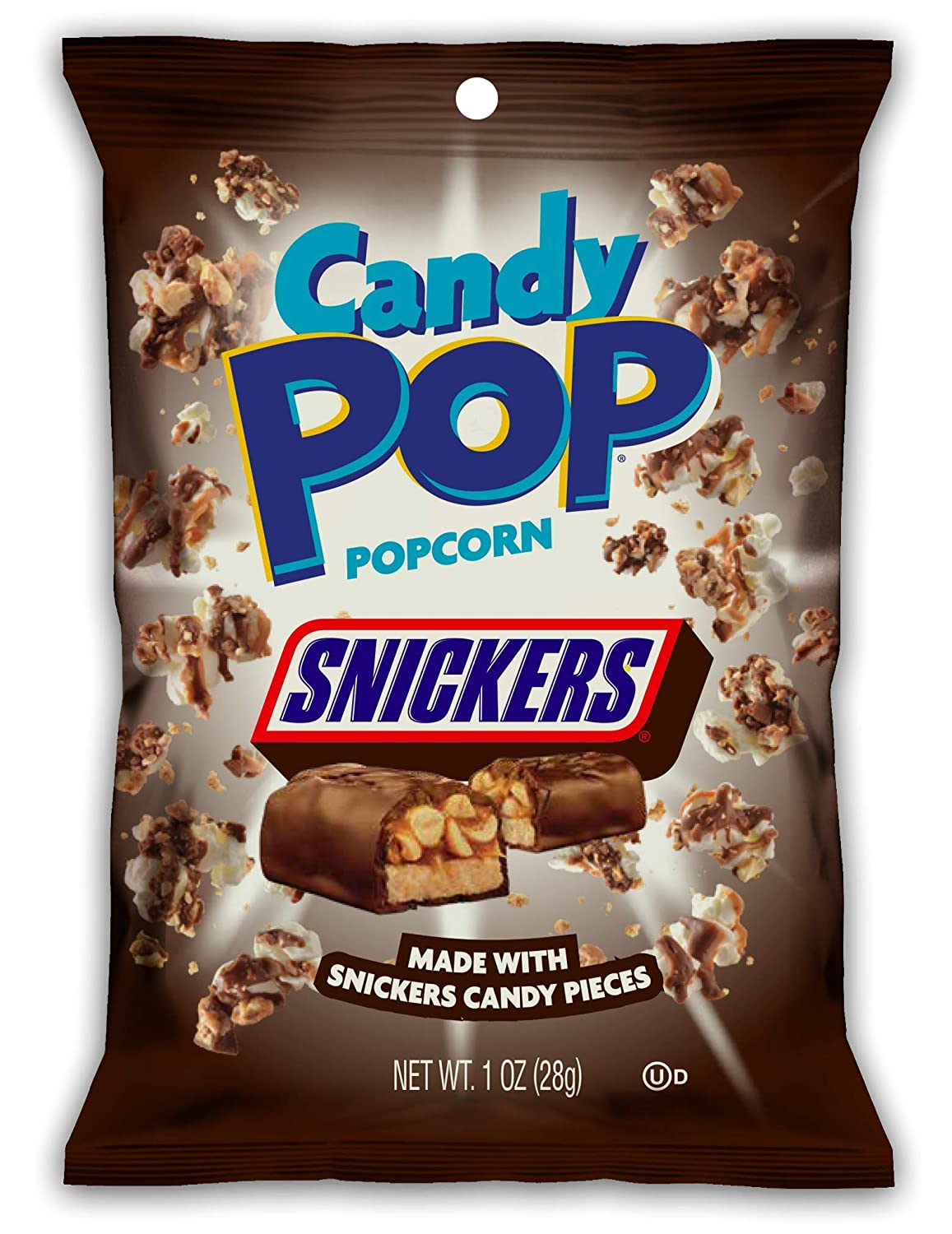 Candy Pop Snickers Popcorn | 1 Oz | Pack of 8